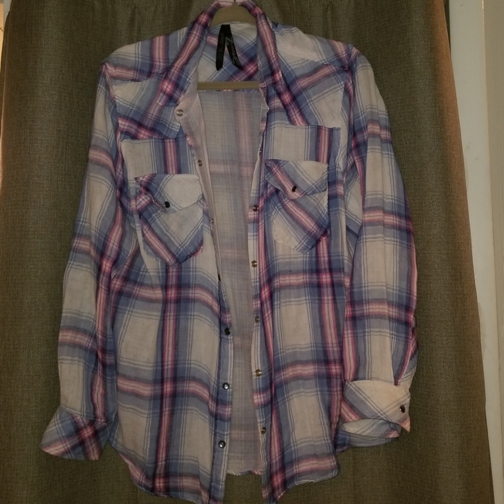 7 for Mankind Flannel shirt